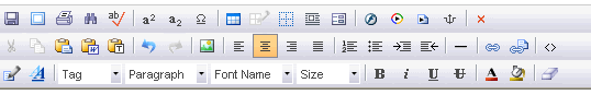 Editing controls